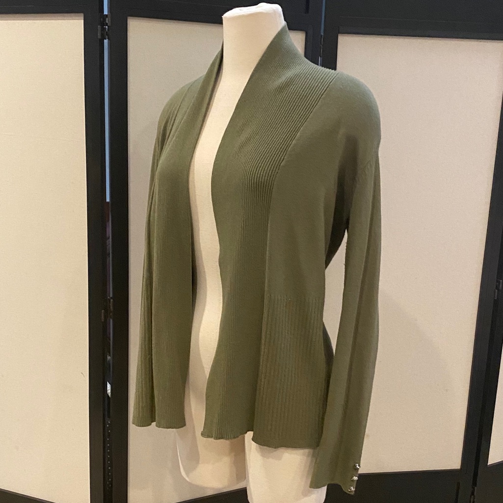 Verve Ami Small Moss Green Cardigan Verve Ami Small Moss Green Cardigan